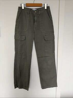 Zara Olive Green Cargo Pants